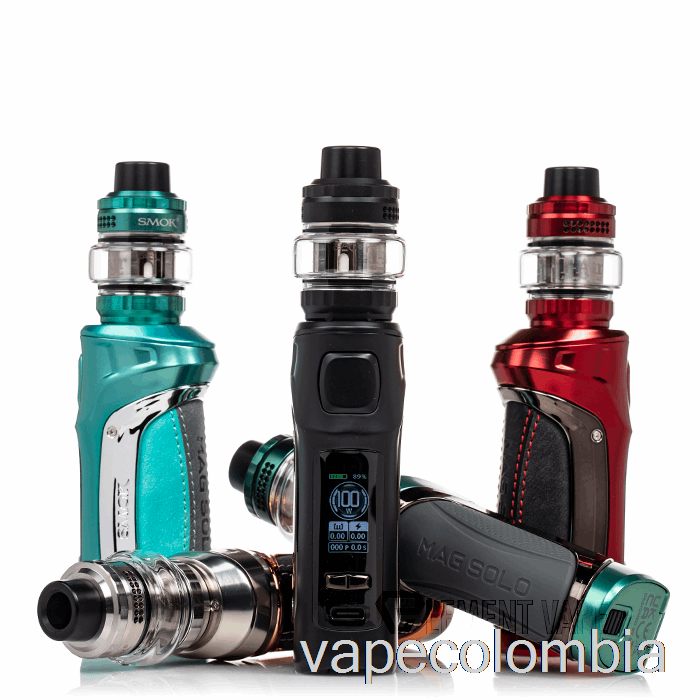 Vape Recargable Smok Mag Solo 100w Kit De Inicio Azul Verde